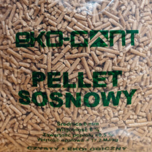 5.Pellet drzewny SOSNOWY Eko Gont  A1. Paleta 975 kg